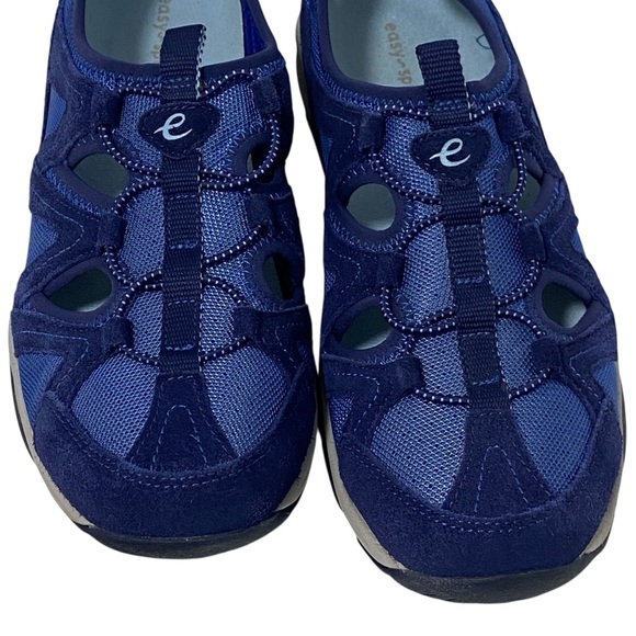 Easy Spirit Earthen Mesh Suede Blue Slip-On Walking Shoe - Brand New - Size 11 - Picture 5 of 14